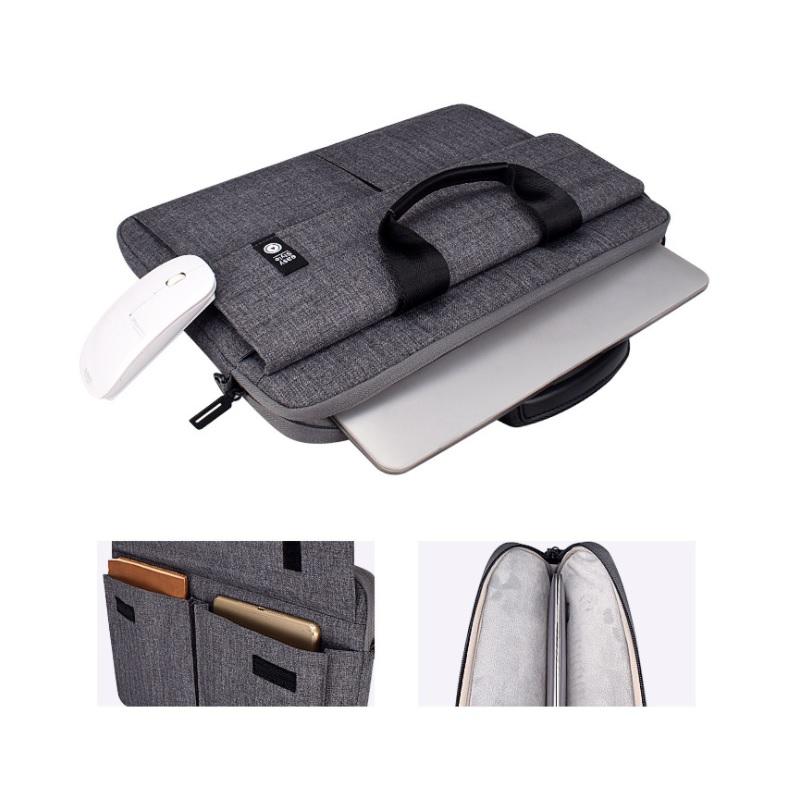 Nylon Túi Laptop 12 13 14 15.6 Inch Chống Nước Máy Tính Xách Tay Cặp Túi Cầm Tay Đeo Vai Nhiều Túi