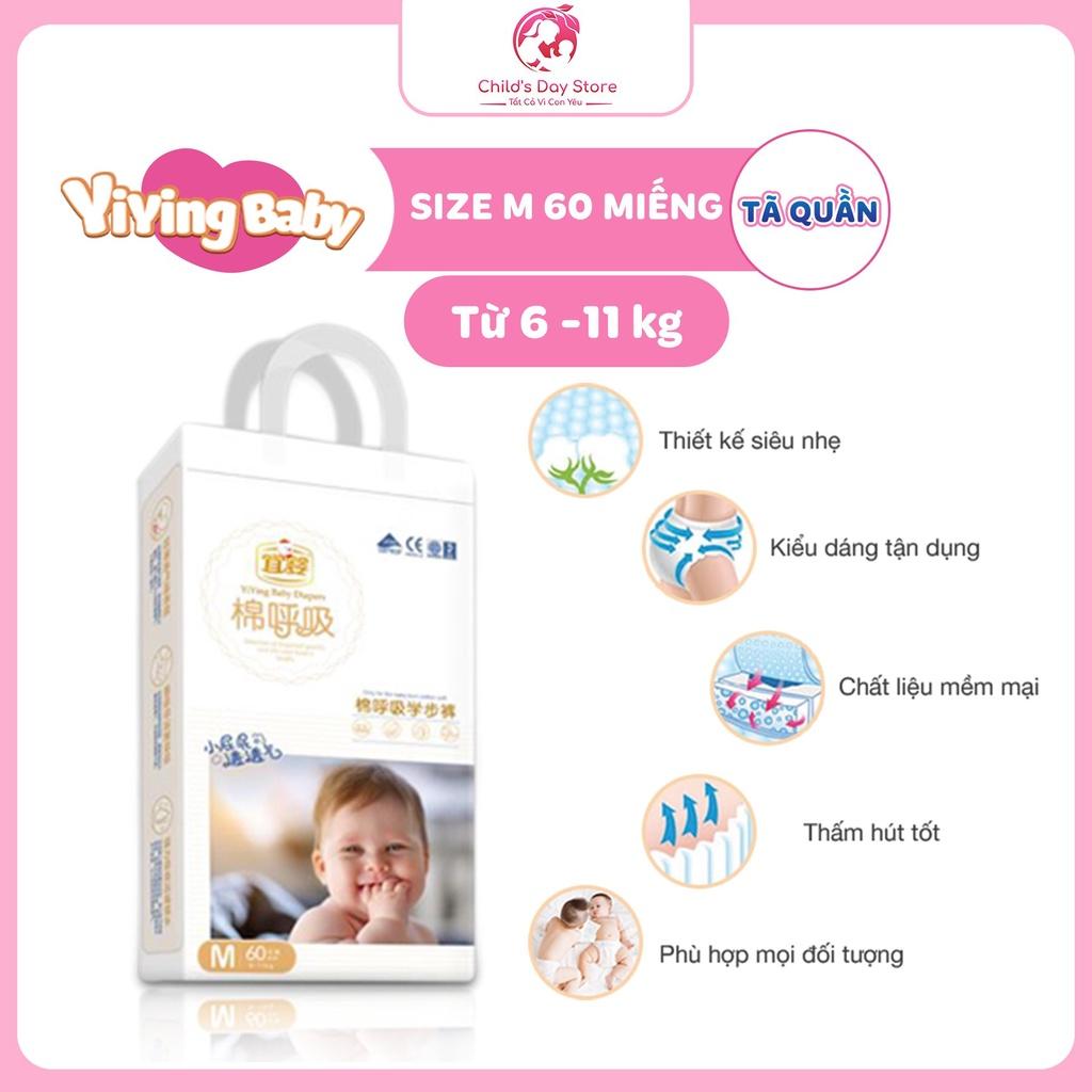 Bỉm Yiying Nội địa trung -Tã Quần Các Size M60/L52/XL44/XXL40/XXXl36. Childs_day