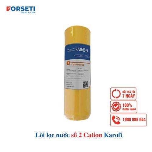 Lõi lọc nước Karofi - Lõi lọc số 2 cation Karofi - Hàng Chính Hãng