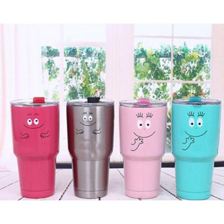 ly GIỮ NHIỆT dễ thương 900ml TẶNG KÈM phụ kiện