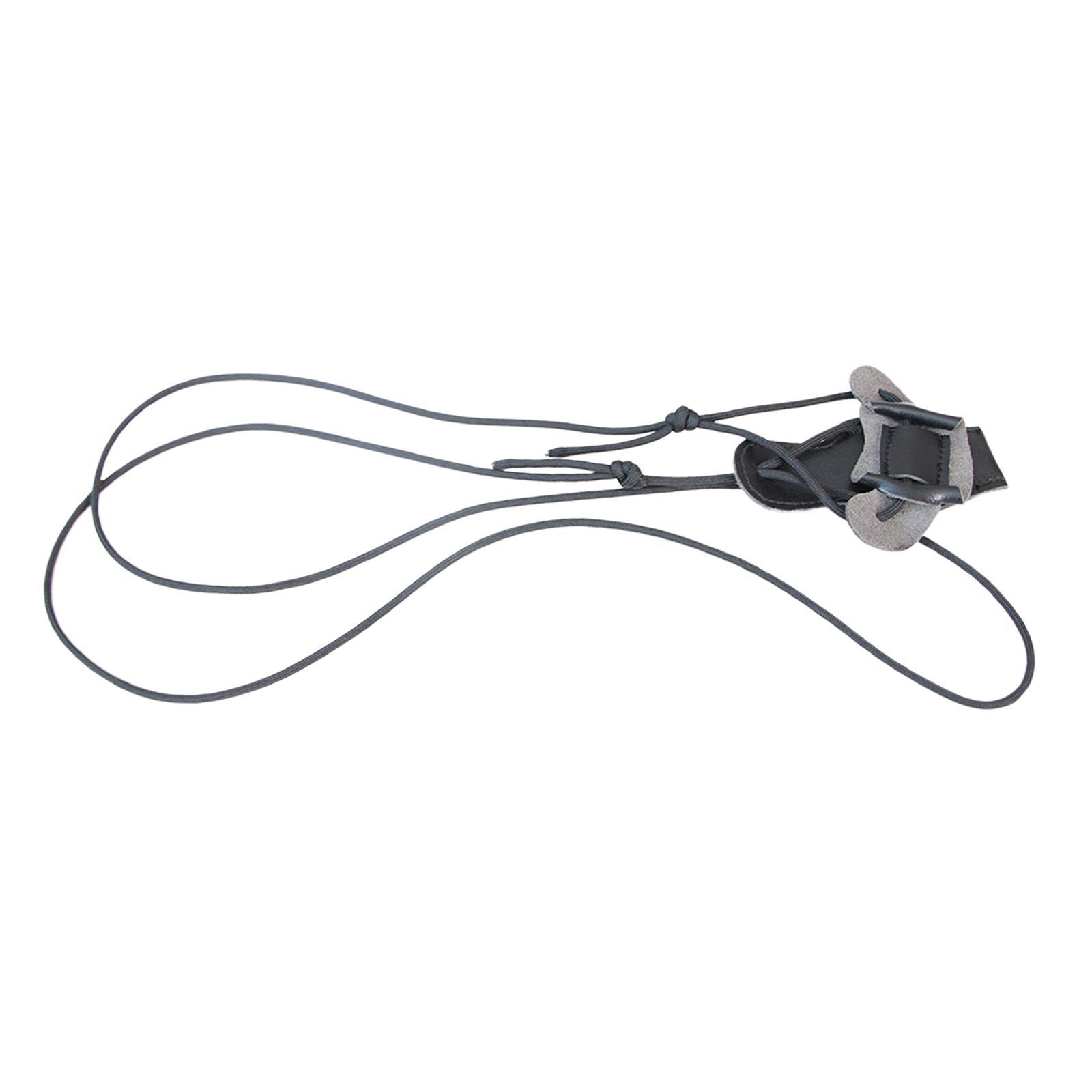 Multifunction Bow String Non Slip Rope Stable Recurve String PU Leather Bow and Arrow String for Competition Hunting Bow Equipment