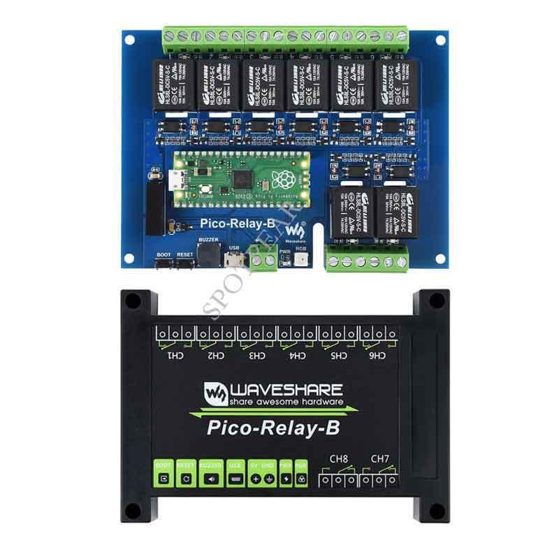 Raspberry Pi pico rơle mô-đun đa kênh bảo vệ 8 kênh