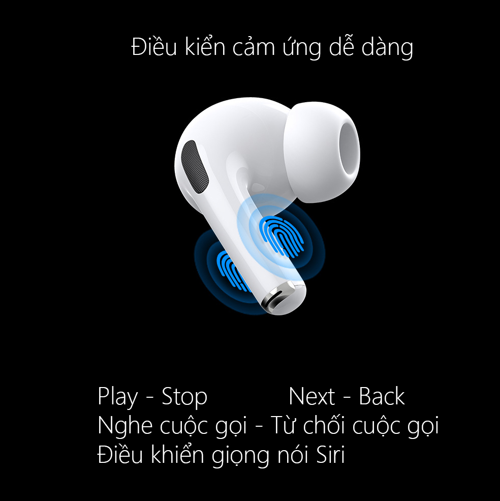 Tai Nghe Bluetooth Không Dây Lanith - Tai Nghe Airpods Airs Pro - Thiết Kế Độc Lạ, Tính Năng Vượt Trội, Âm Thanh Mềm Mượt - Hàng Nhập Khẩu - TAI0APPRO