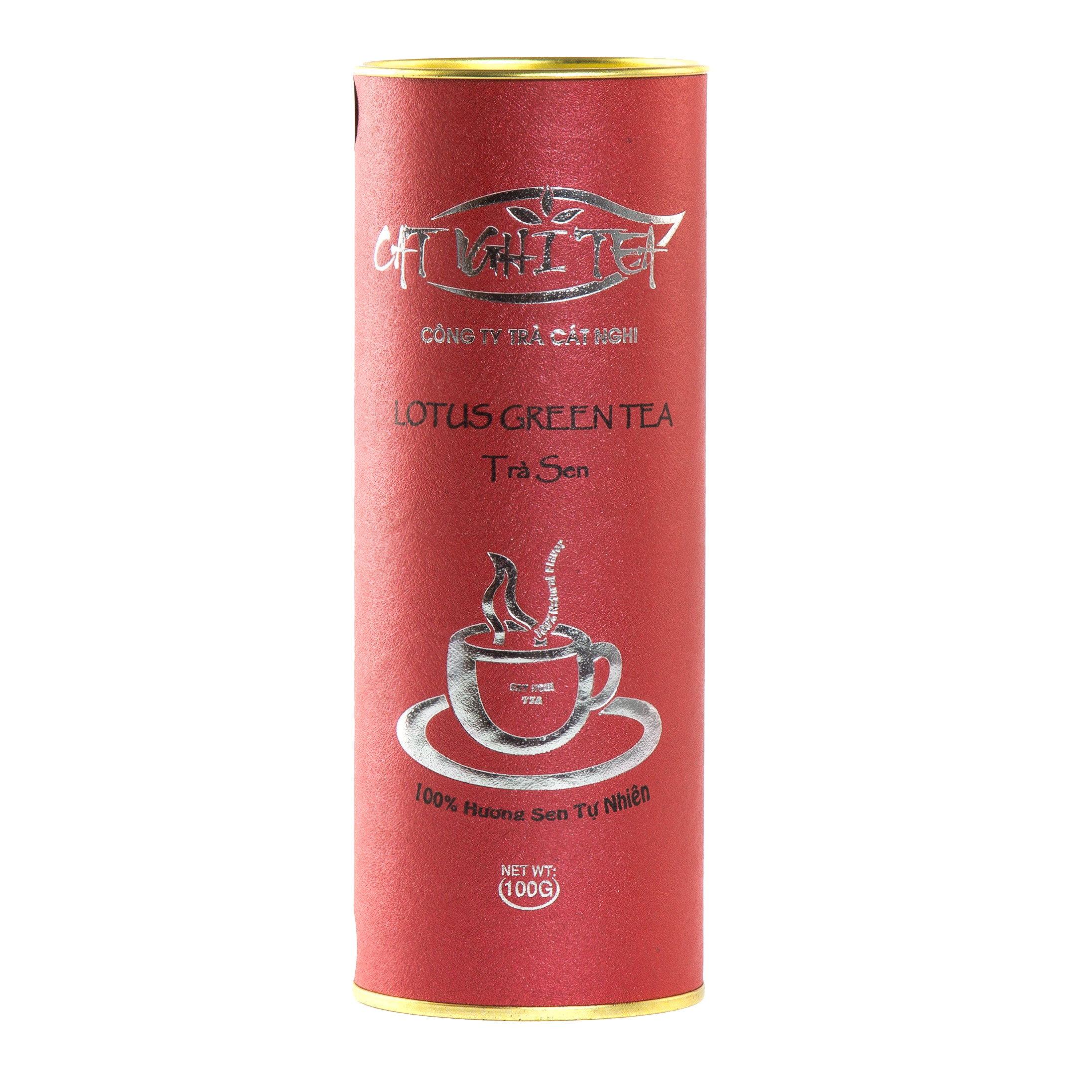 Trà Lon Truyền Thống - Trà Xanh Hương Sen Cát Nghi Tea