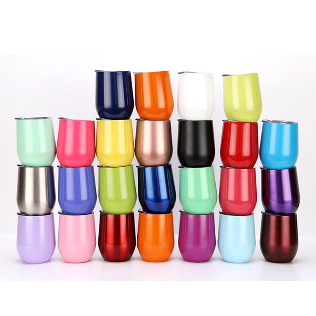 Rượu Cách Nhiệt Bằng Thép Không Gỉ Double Wall Cup Hút Chân Không 12OZ