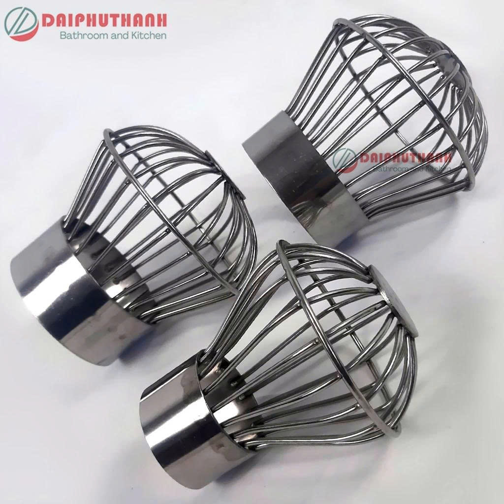 Cầu Chắn Rác Ban Công Quả Cầu Lọc Rác Sân Thượng Inox SUS304 - Nhiều kích cỡ, dùng cho ống phi 60, 90, 110