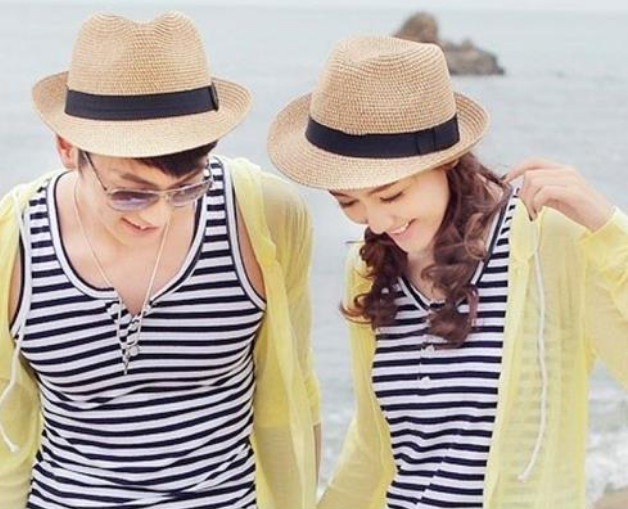 COMBO 2 NÓN CAO BỒI NAM NỮ MÀU KEM - DN19VN0722