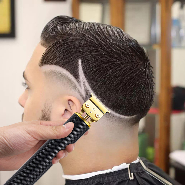 Tông đơ tạo viền nghệ thuật chuyên nghiệp DSP - Dung lượng pin: 600mAh - Công suất: 5W - HÀNG NHẬP KHẨU