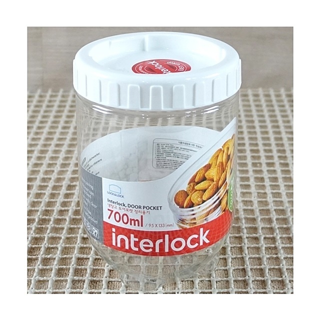 Hộp Bảo Quản Interlock Lock&amp;Lock - INL304W - 700Ml - Nhựa Pet