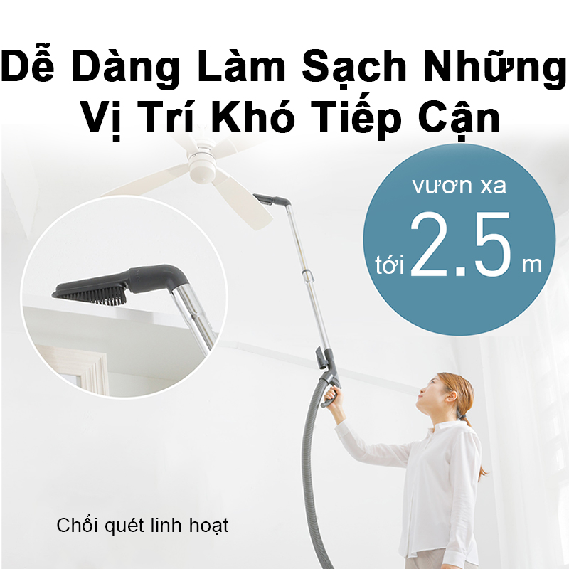 Máy Hút Bụi Dạng Hộp Panasonic MC-CL605KN49 - Công suất 2000W - Công nghệ gió xoáy cực đại - Bộ lọc HEPA hiện đại - Hàng chính hãng