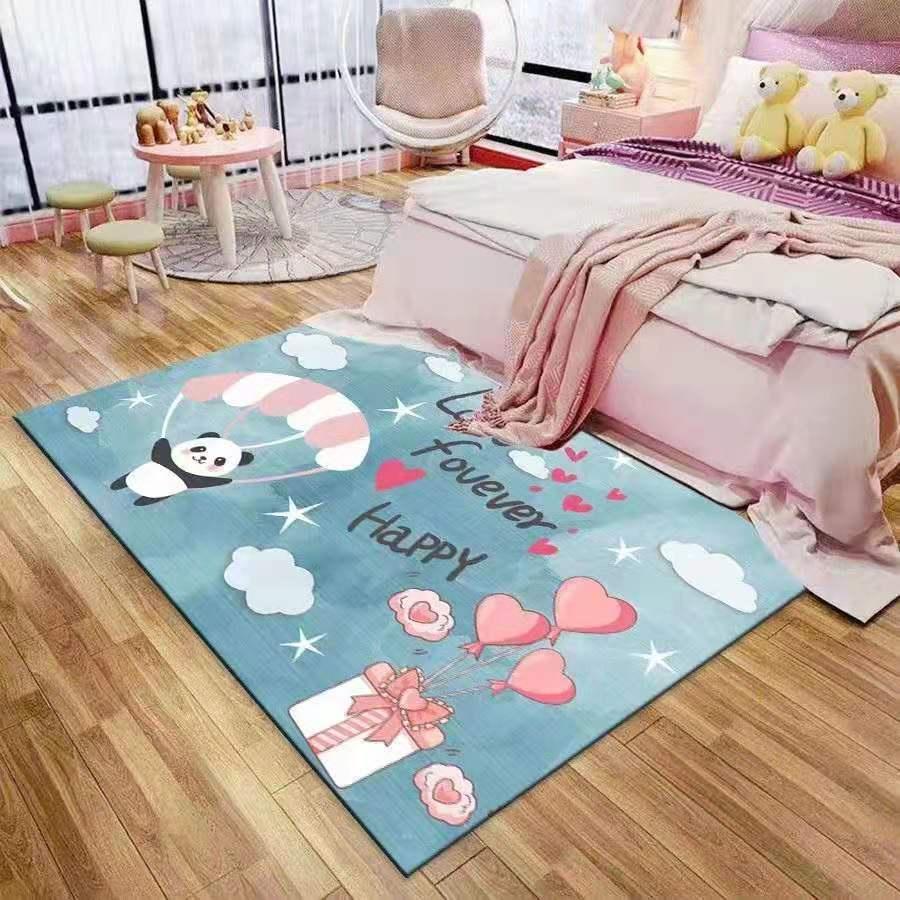 Thảm trải sàn lông cừu thảm dệt trang trí phòng khách cao cấp
