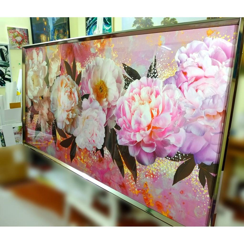 Tranh treo tường cao cấp "Hoa mẫu đơn"