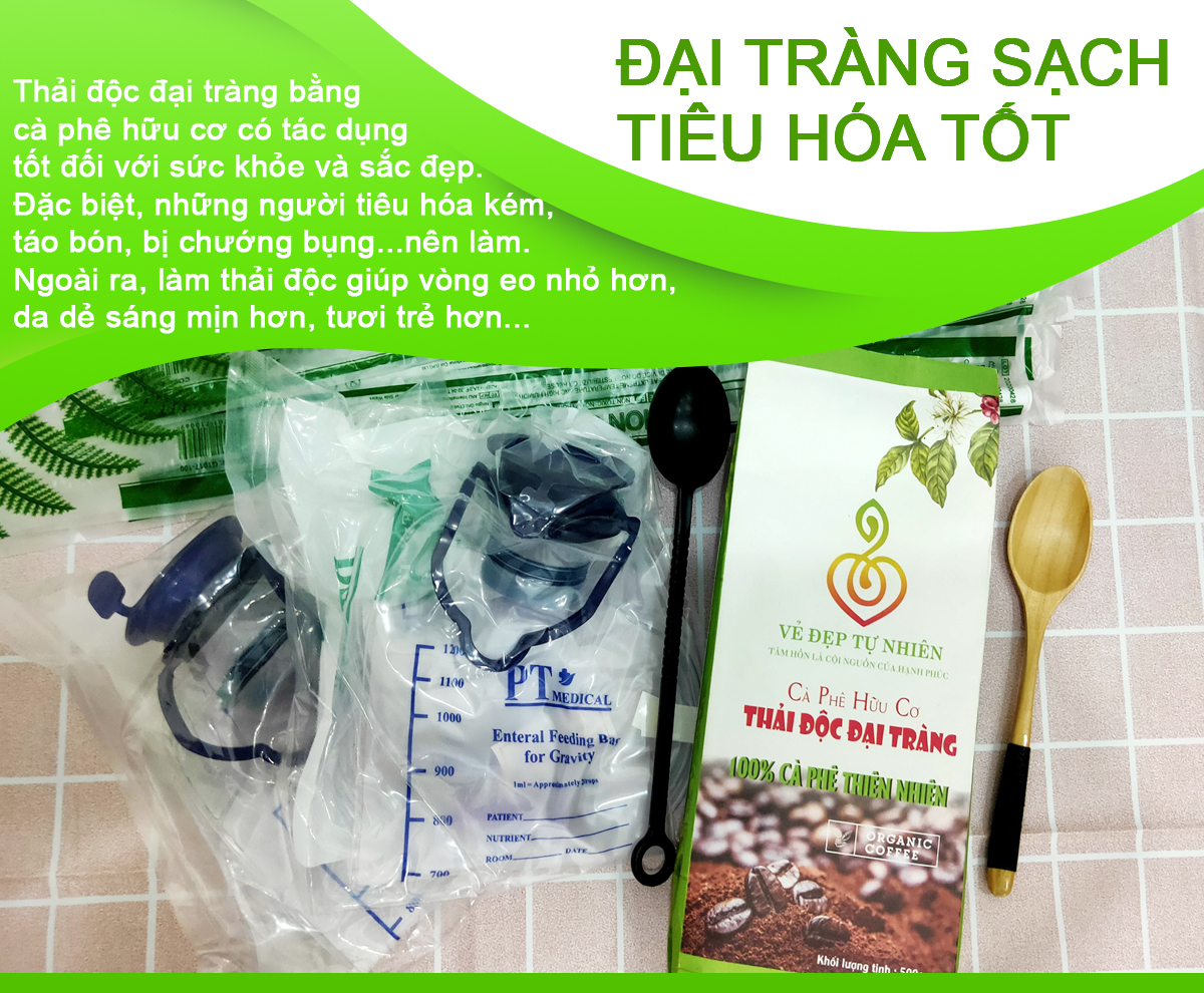 1Kg Cà Phê Hữu Cơ Thải Độc Đại Tràng| Cà Phê Chuyên Dùng Thải Độc Đại Tràng Giúp Đại Tràng Sạch, Cải Thiện Hệ Tiêu Hóa, Giảm Cân, Sáng Da...Coffee enema