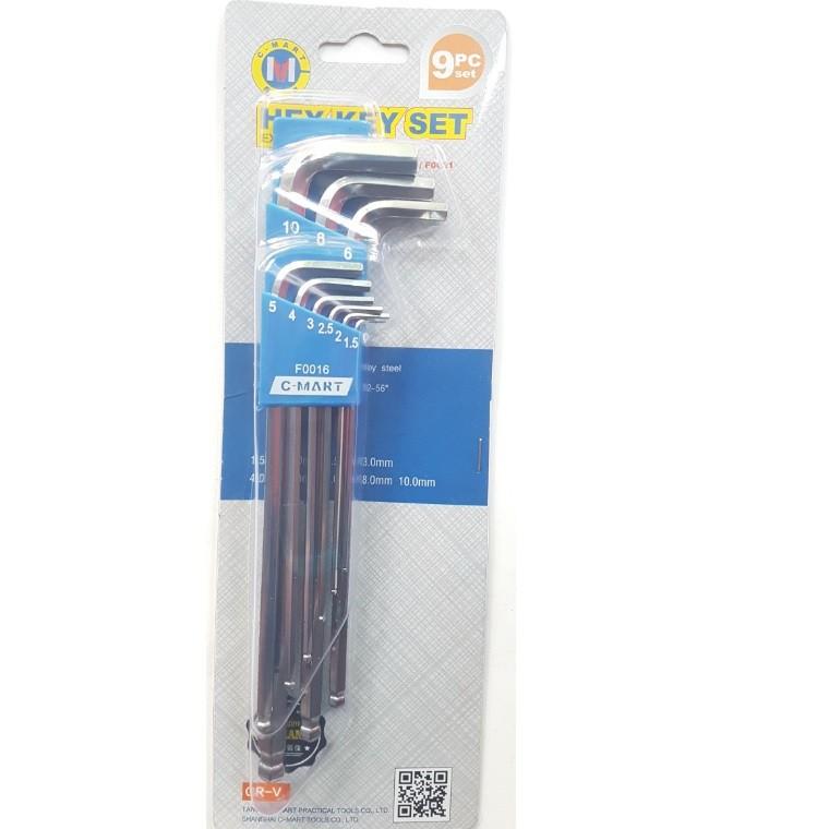 Bộ lục giác đầu bi hệ mét F0021-MM