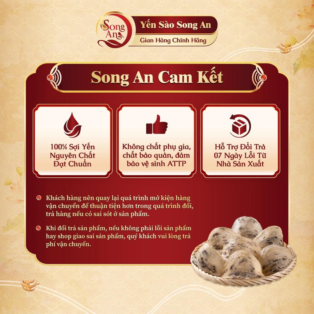 Yến sào thô nguyên tổ 100gr cao cấp ít lông Song An Food