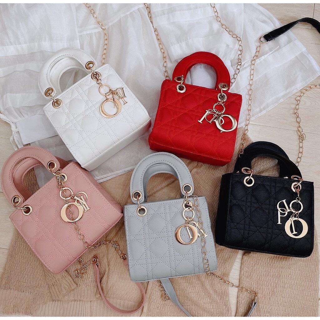 Túi xách đeo chéo nữ giá rẻ đẹp đi chơi phong cách thời trang hàn quốc dễ thương cute DC513