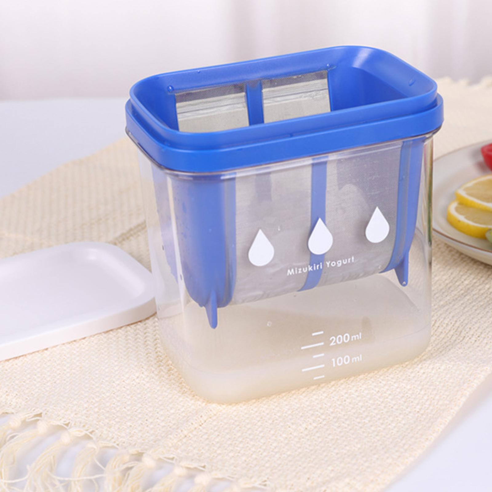Greek Yogurt Maker Strainer Food Strainer Household with Lid Yogurt Filter