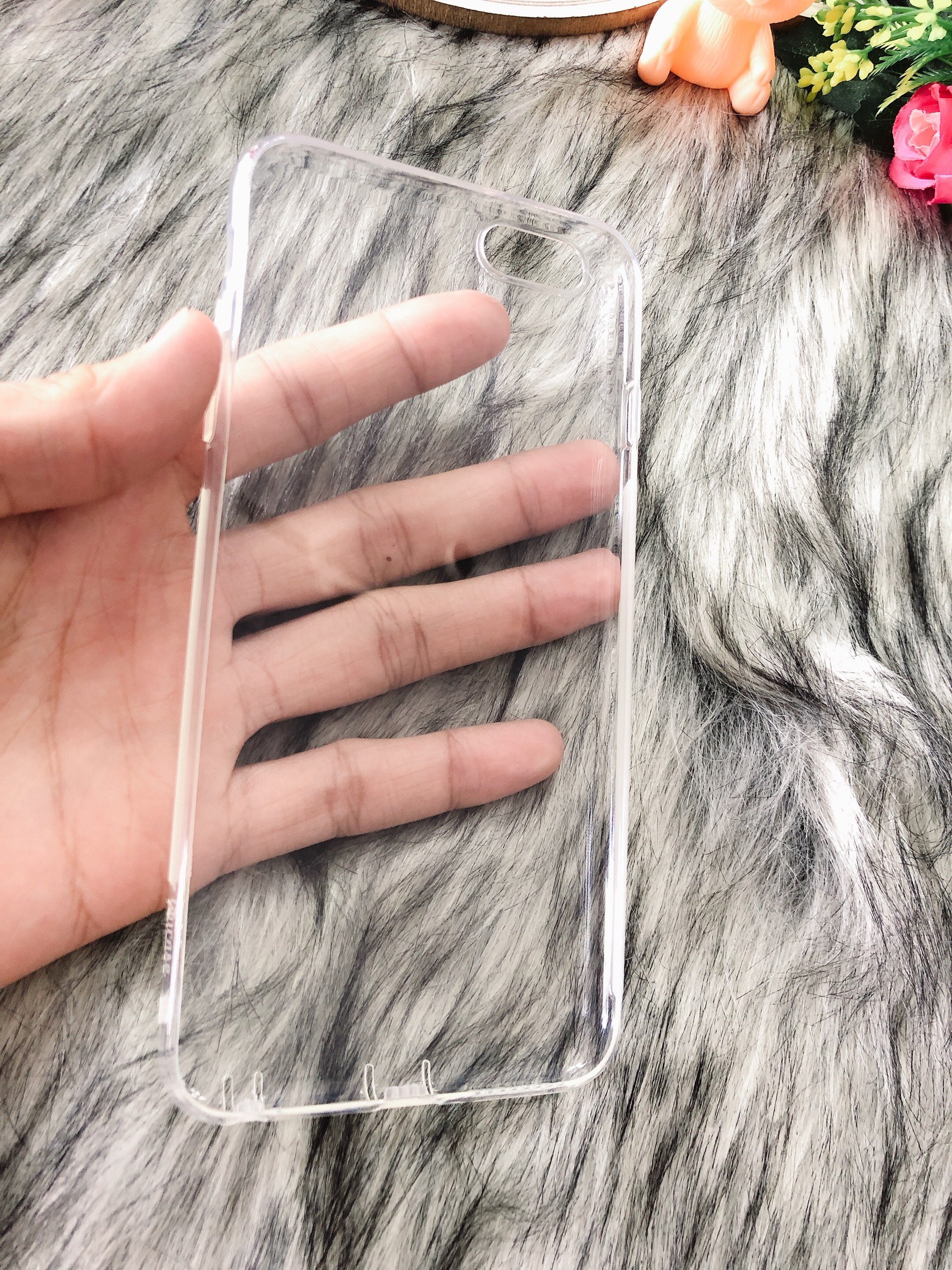 Ốp lưng trongg suốt, chất liệu nhựa dẻo dành cho iphone 6s plus