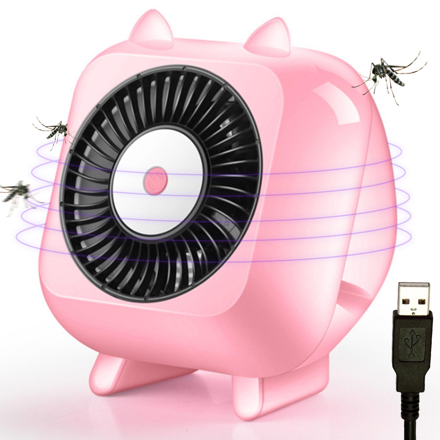 Đèn bắt muỗi điện di động Thân thiện với môi trường Không độc hại sạc USB