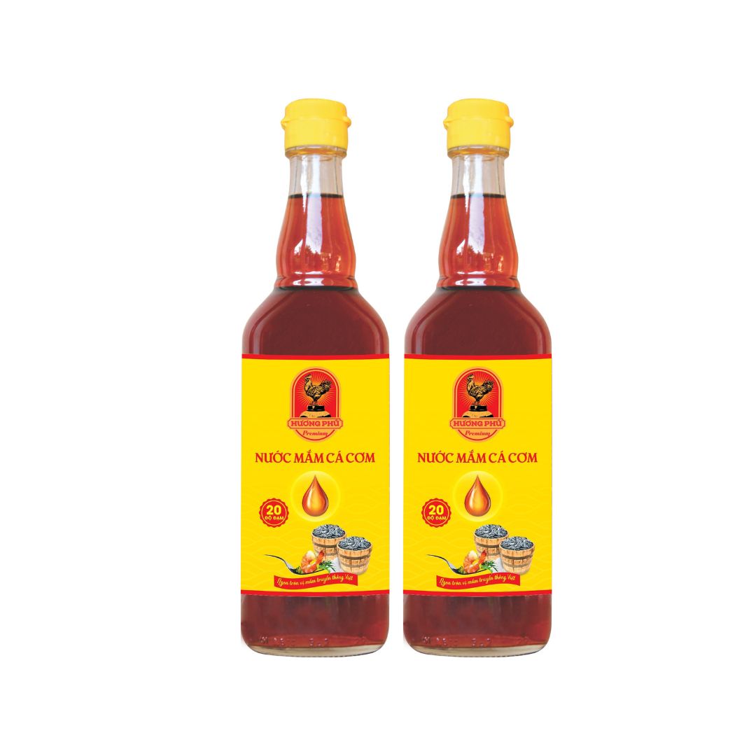 Nước mắm cá cơm Hương Phú | nước chấm | nước mắm | 20 độ đạm | 510ml | T51020