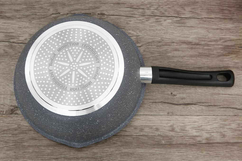 Chảo nhôm sâu chống dính đáy từ 24 cm Tefal Cook Healthy G1348495 - Hàng chính hãng