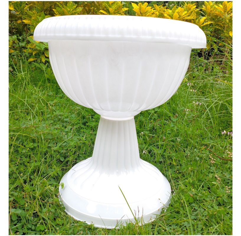 3 Chậu LY nhựa kèm ĐẾ tách rời, trồng hoa, cây cảnh, sen... Size1 , Kt: 30x33