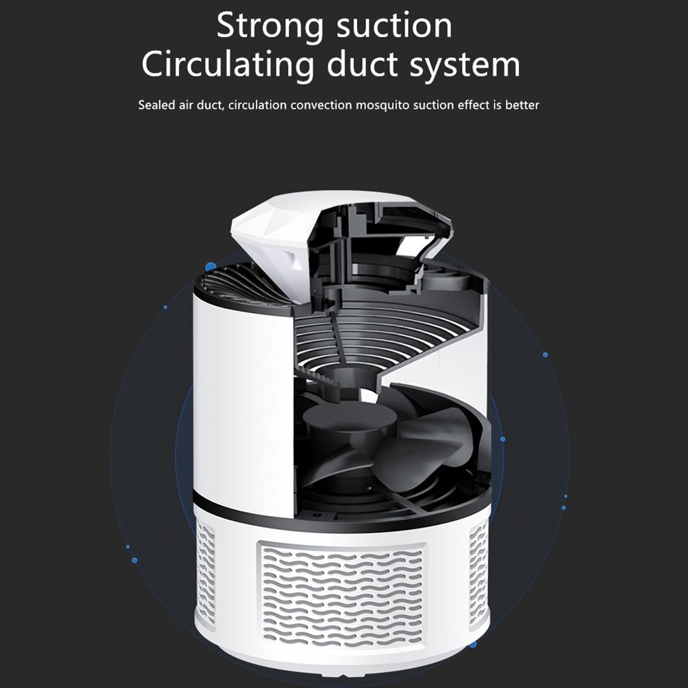 Đèn bắt muỗi kim cương, đèn diệt muỗi bằng điện sạc USB