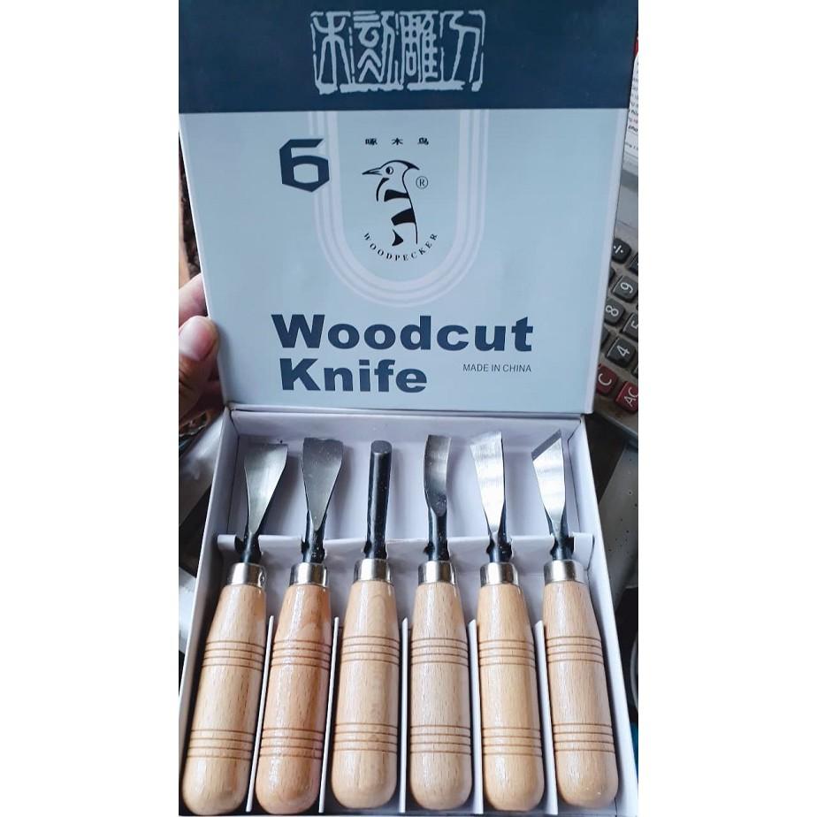 BỘ ĐỤC CÂY CẢNH,GỖ MỸ NGHỆ 6 MÓN