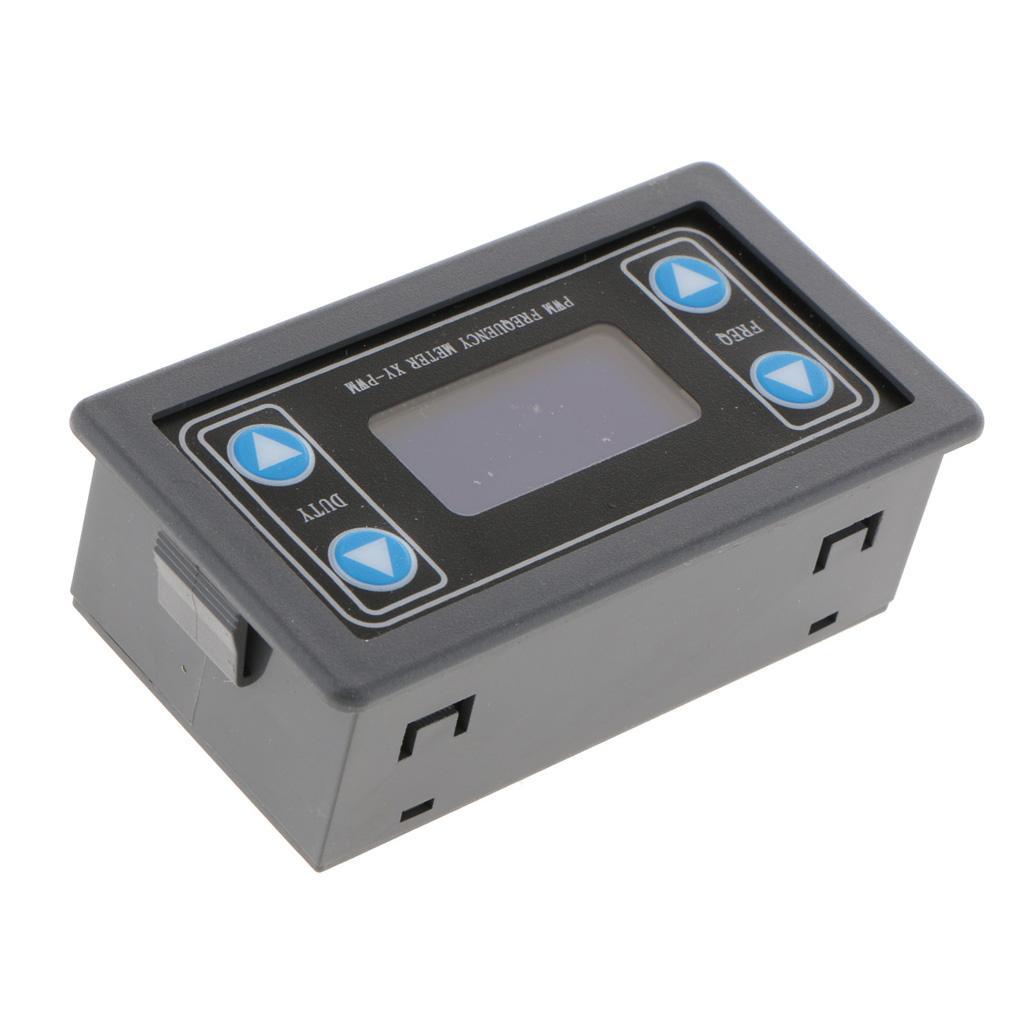 2 Pcs PWM Pulse Frequency Duty Cycle Square Wave Signal Generator with LCD Display