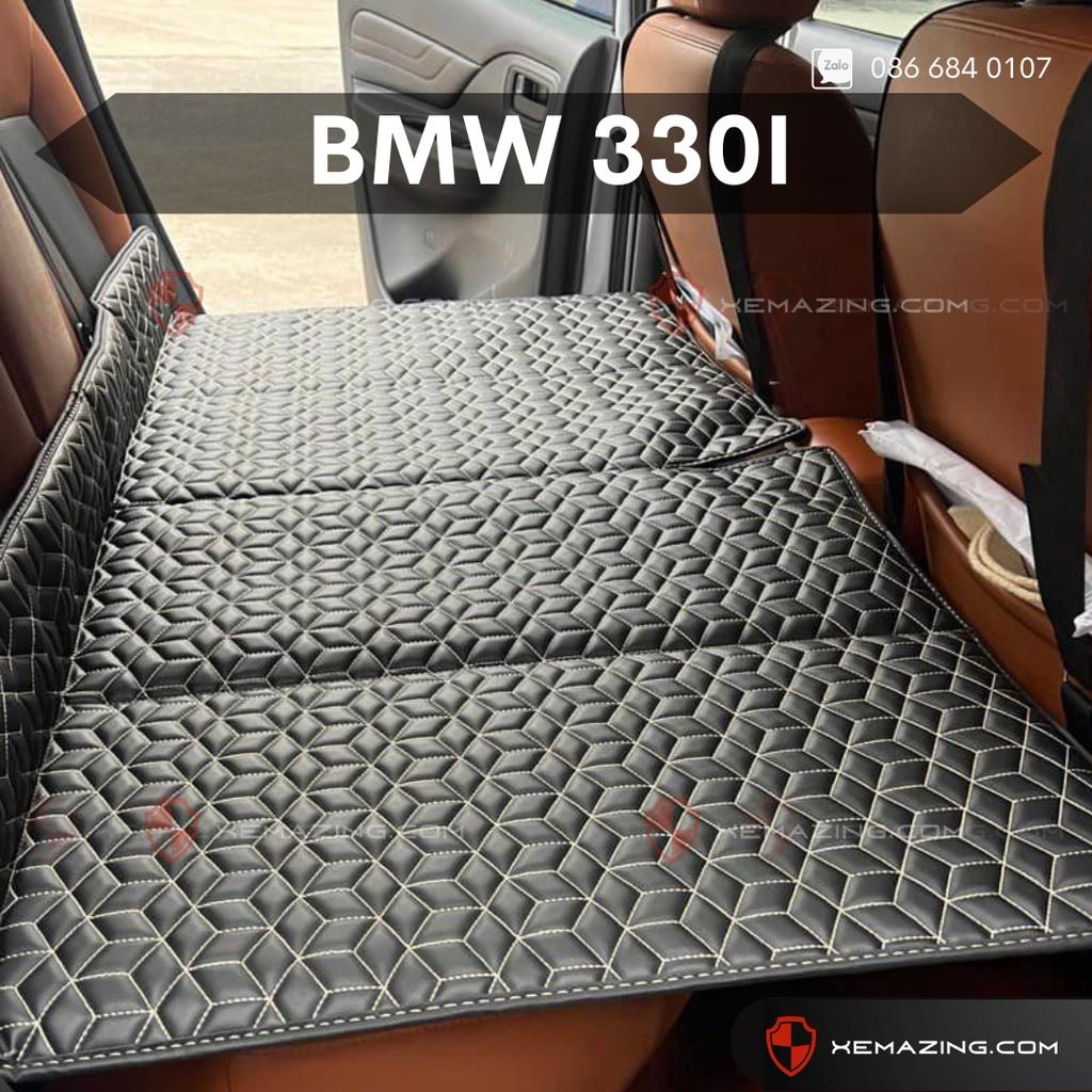 Đệm Nằm ô tô BMW 330I - Thiết kế 4 Khay Dọc Trợ Lực - Đệm không bơm như đệm hơi ô tô