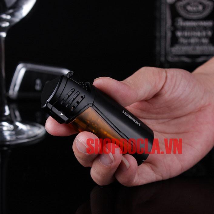 Bật lửa khò 3 tia cao cấp Honest 3032