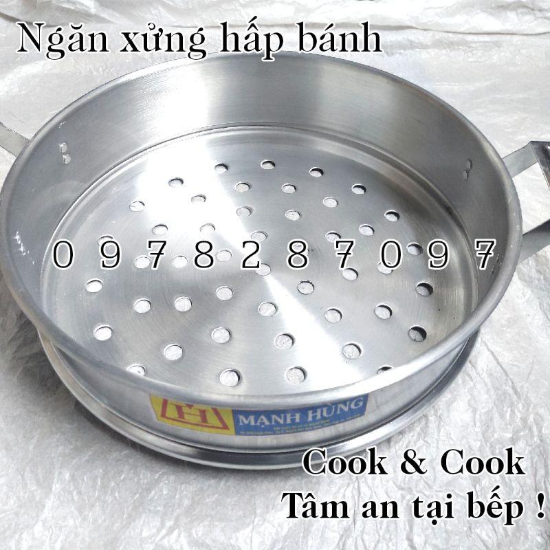 Ngăn xửng hấp nhôm size 34, 36, 38, 40, 42, 46, 48, 50, 60 Hấp bánh bao/ hấp hải sản &amp; thực phẩm