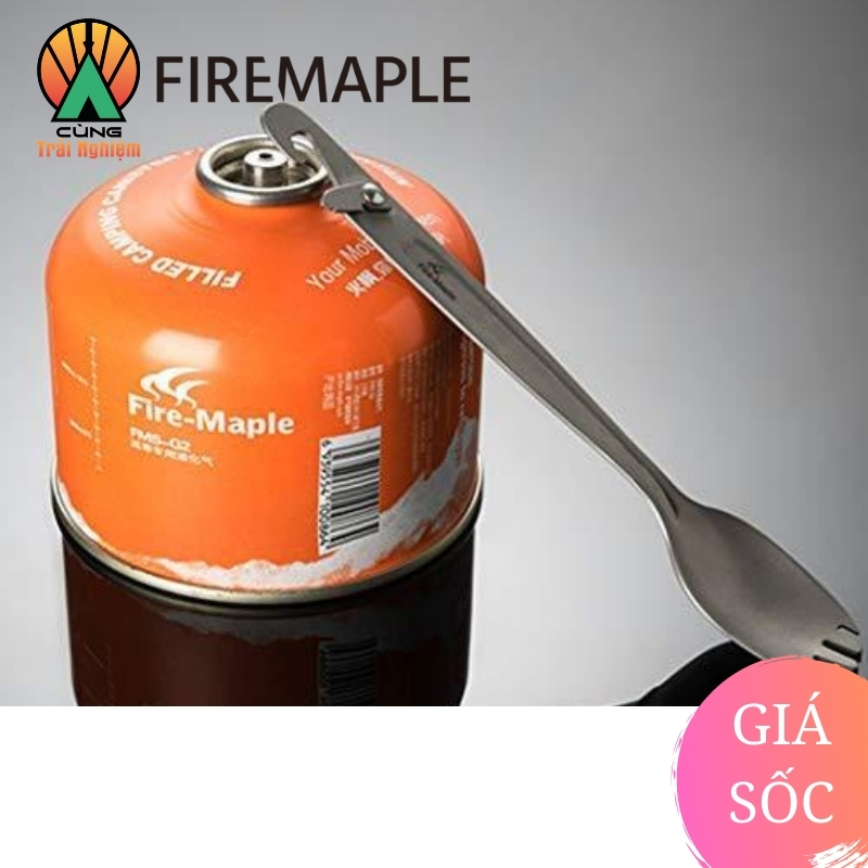 Thìa Đa Năng 3 Trong 1 Titan Woodpecker Fire Maple FMP-Spork01 Chuyên Dụng Cho Du Lịch, Dã Ngoại Cắm Trại