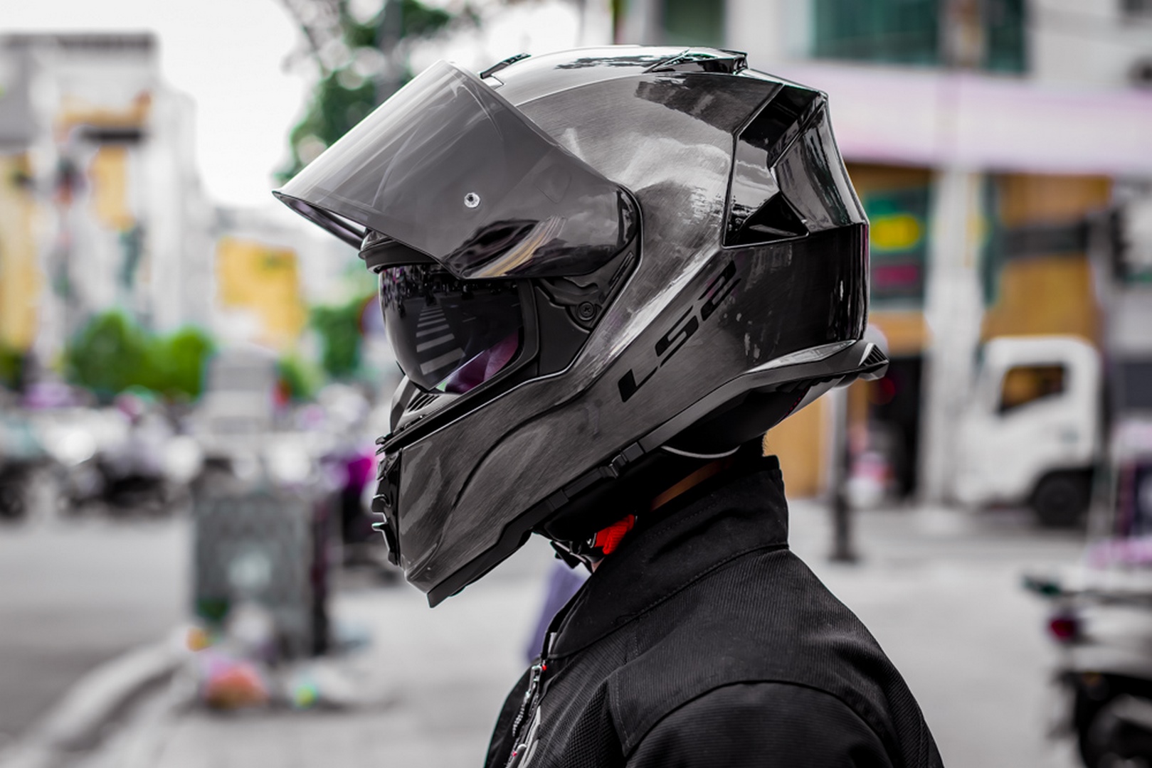 Mũ Bảo Hiểm Fullface Hai Kính LS2 FF800 Storm  - GARA20