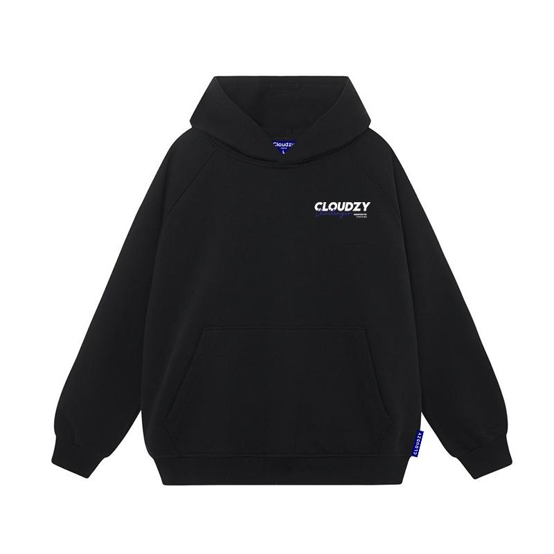 Áo hoodie local brand nam nữ unisex cặp đôi nỉ ngoại cotton form rộng có mũ xám đen dày cute zip SIGNATURELOGO V2