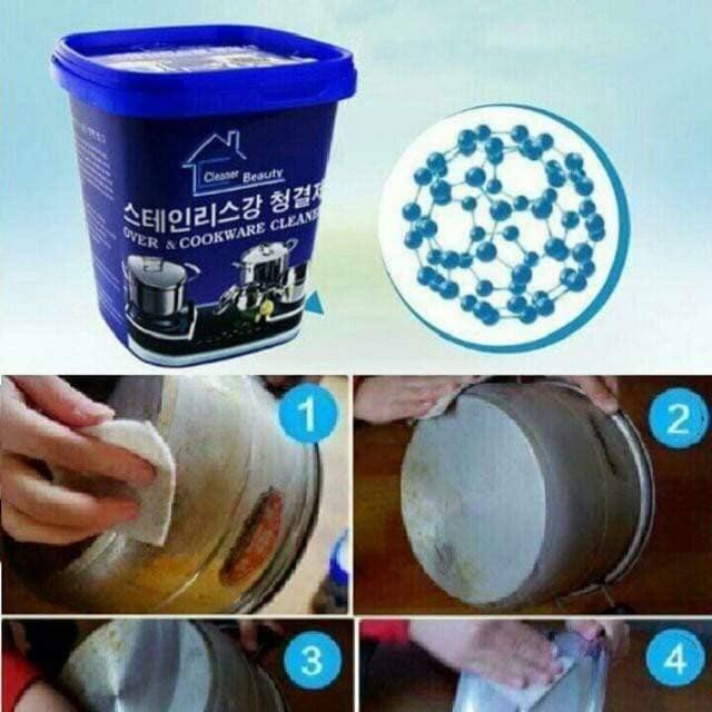 Tẩy trắng đa năng xoong nồi nền nhà Kem tẩy nồi đa năng - chất tẩy xoong nồi