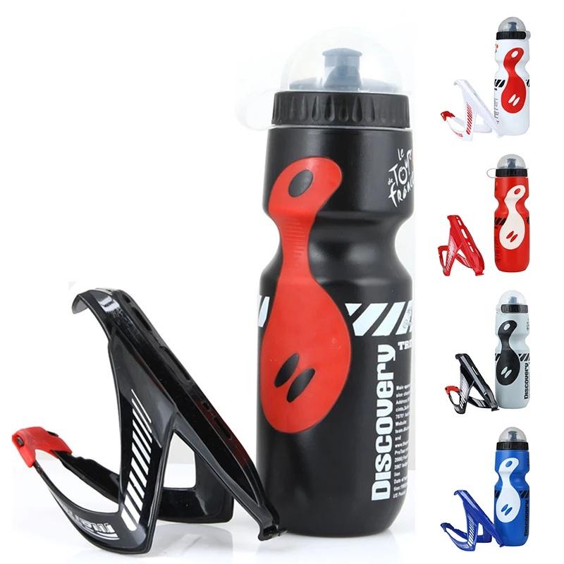 Bình Nước Nhựa Gắn Xe Đạp 650ml Giá Đỡ