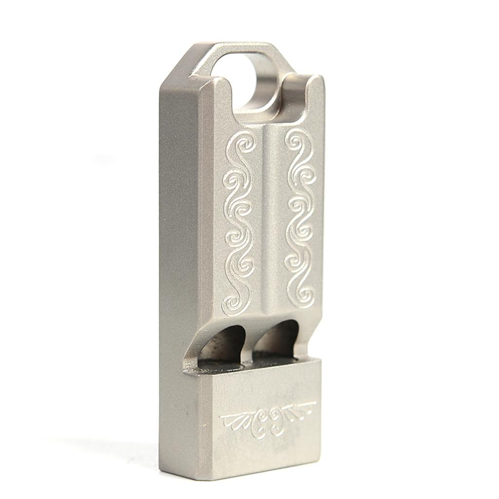 Emergency Whistle Double Tube Portable for Boating Hunting Dog Training