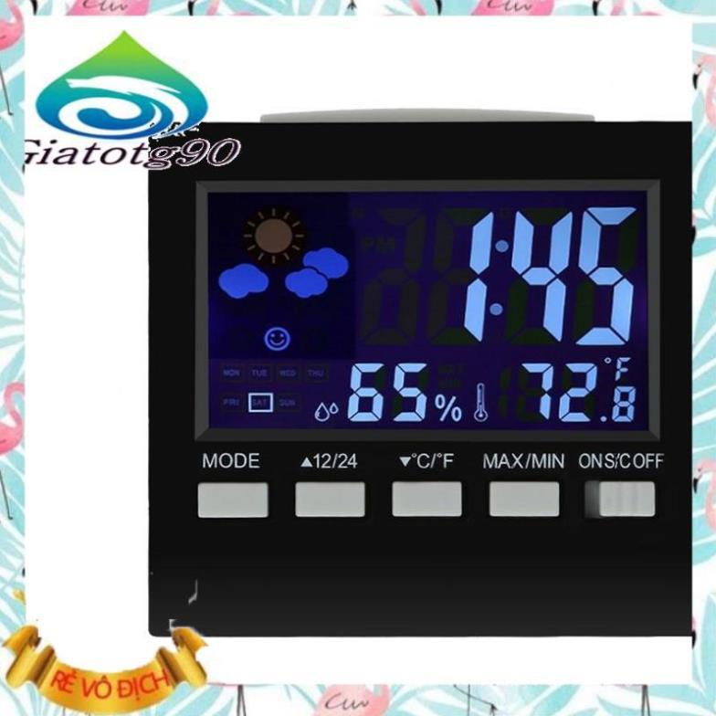️️ Đồng hồ led đo nhiệt độ và độ ẩm thông minh 206884 ️Evoucher️
