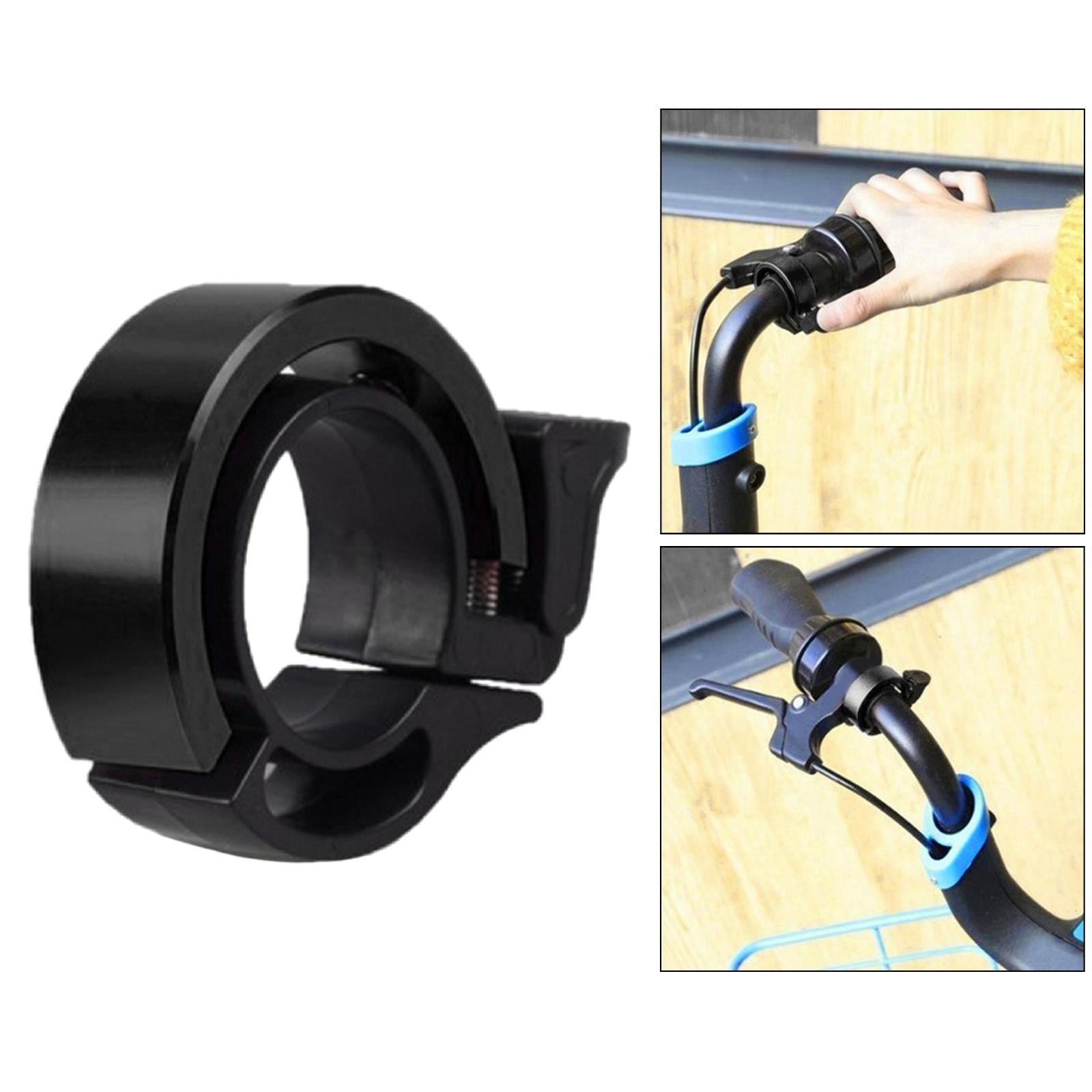 2x90db  Rings Bell  Bike Handlebar Invisible  Hooter Black