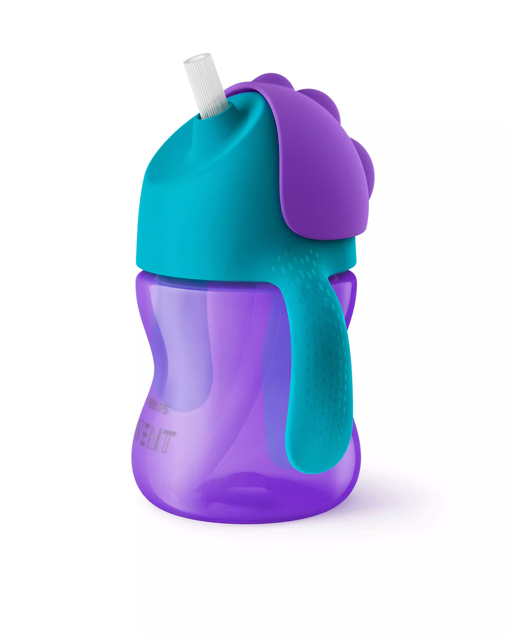 Bình tập uống có ống hút Philips AVENT 200ml cho bé từ 9 tháng - Được chọn màu
