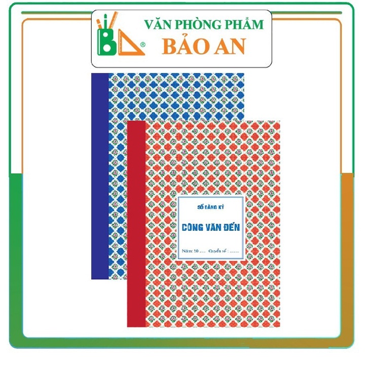 Sổ Công Văn Đi, Đến 240 Trang, Mặt Giấy Láng Mịn, Viết Êm Tay, Không Nhòe Mặt Giấy Láng Mịn, Viết Êm Tay, Không Nhòe Thiết Kế Gáy Dễ Dàng Lật Mở Các Trang