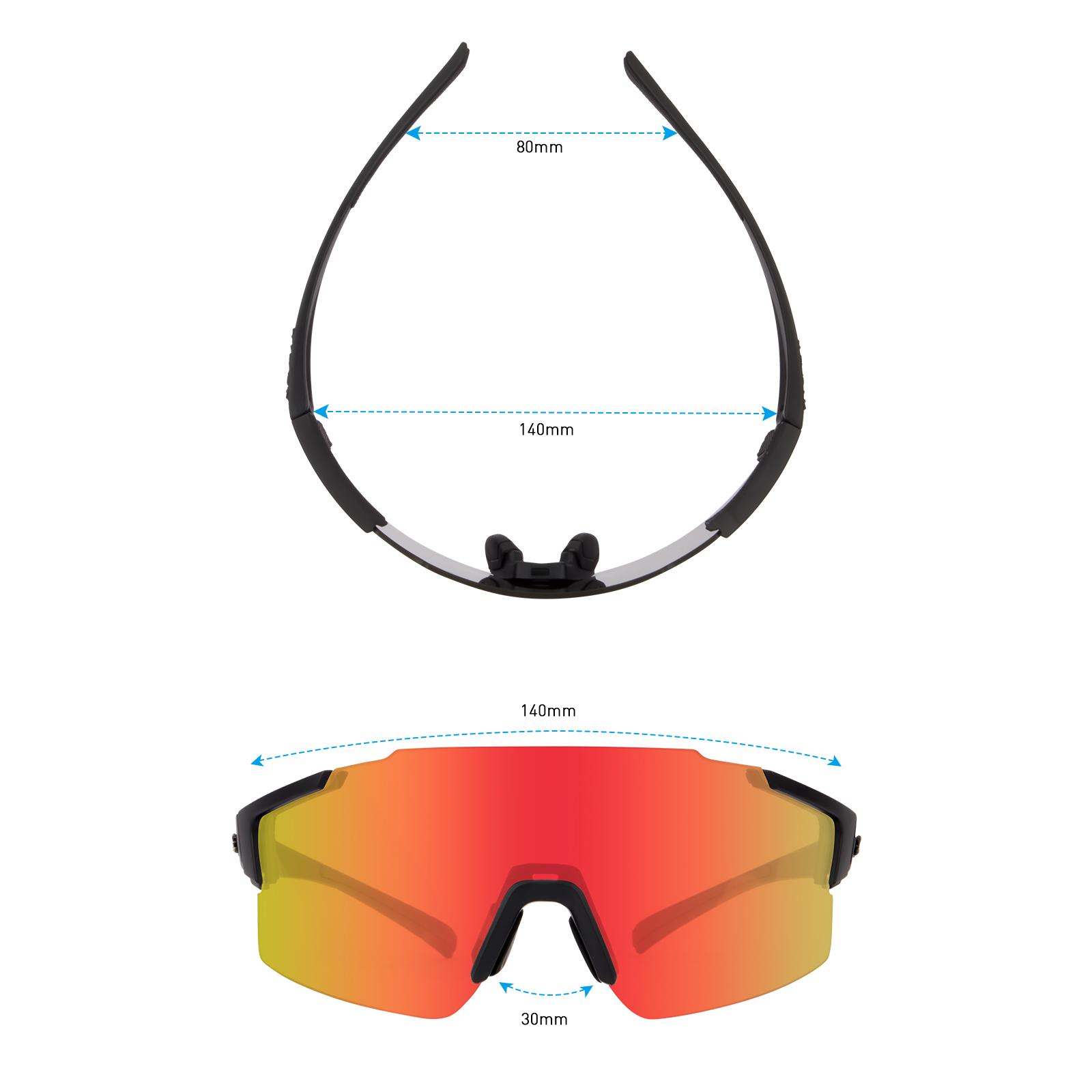 Kính đạp xe mới đua UV400 Phân cực Thể thao Núi Kính râm xe đạp Đàn ông kính xe đạp MTB MT Color: 08 Lenses Color: 1 Lens