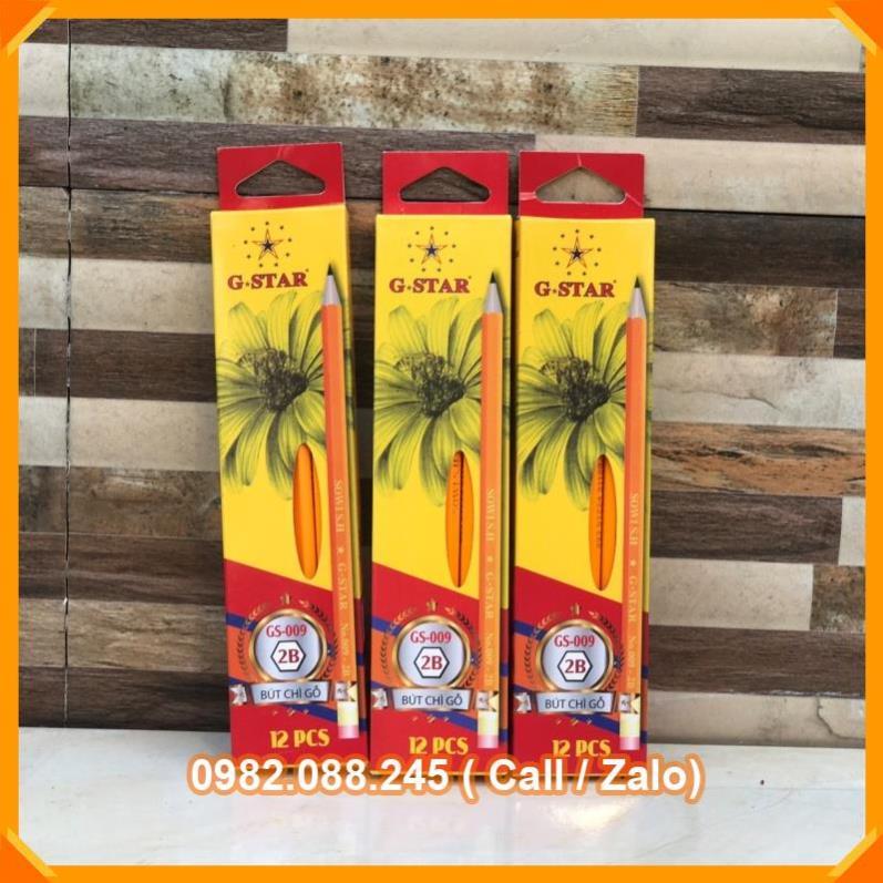 Bút Chì Gỗ 2B Gstar - hộp 12 cây