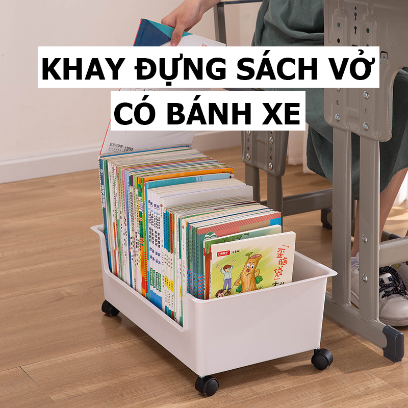 Giá Đựng Sách Vở Dưới Gầm Bàn; Có Bánh Xe Di Động; Khay Đựng Đồ Cá Nhân, Văn Phòng Phẩm