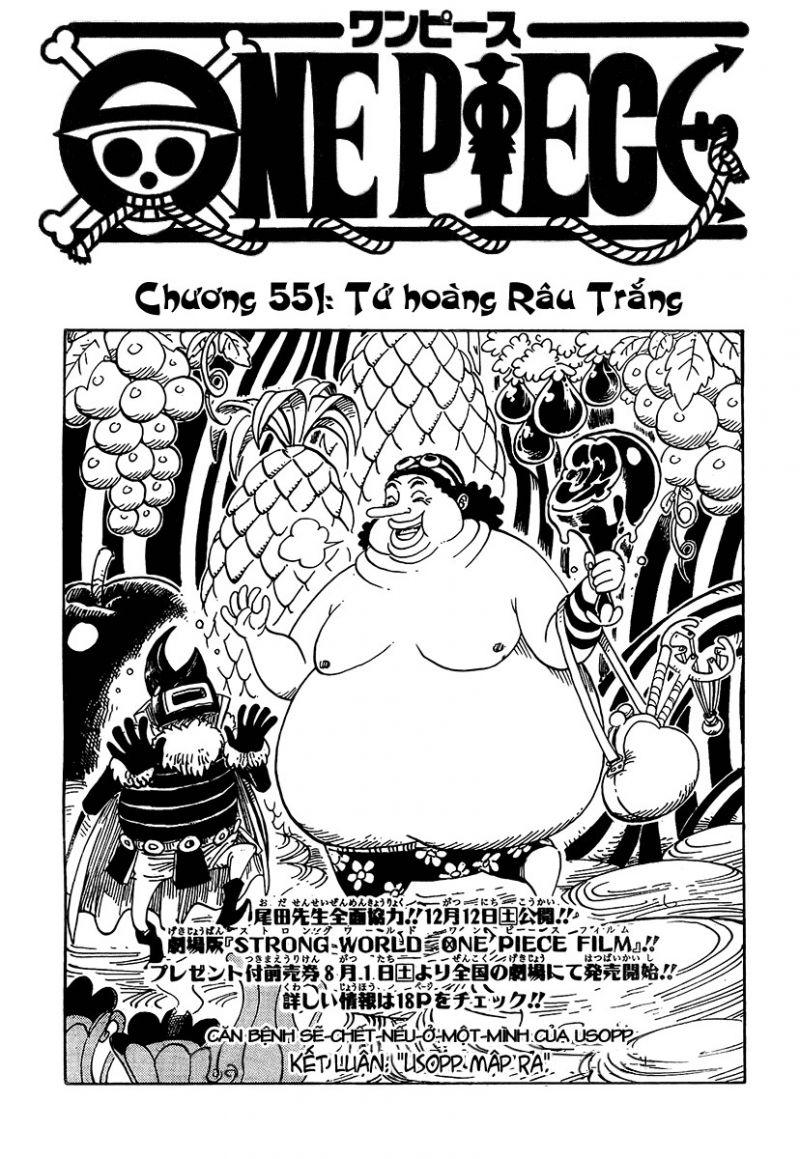 đảo hải tặc - one piece chapter 551 1