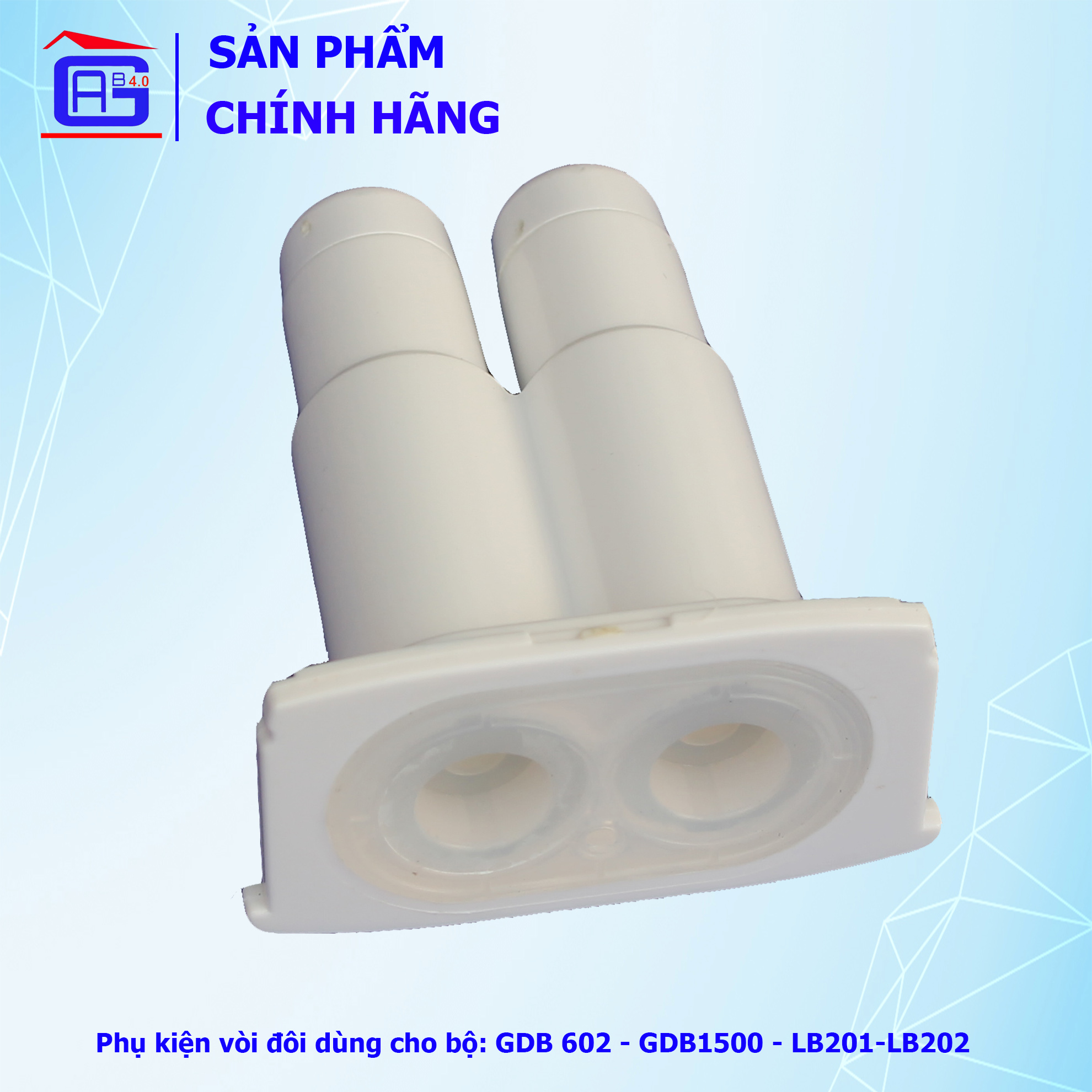 Phụ Kiện Hyundae Đầu Vòi Xịt Vệ Sinh Dạng Đôi Thay Thế Hai Vòi Phun Thay Thế Đơn Giản Tiện Dụng