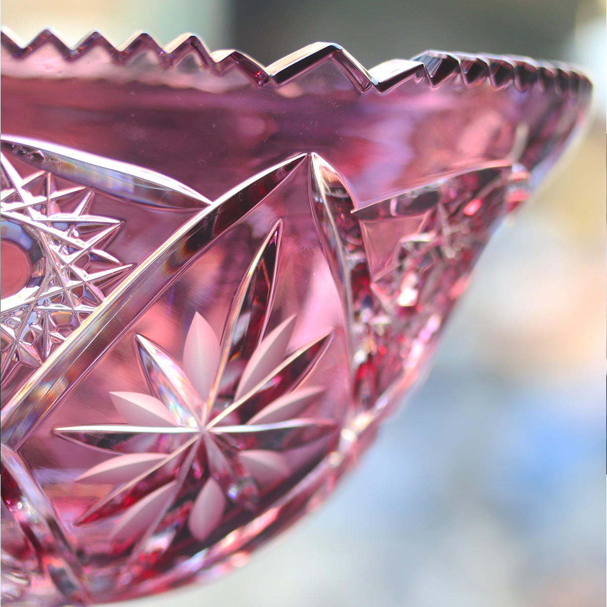 Đĩa Pha lê Màu Arnstadt Nizza 25cm
