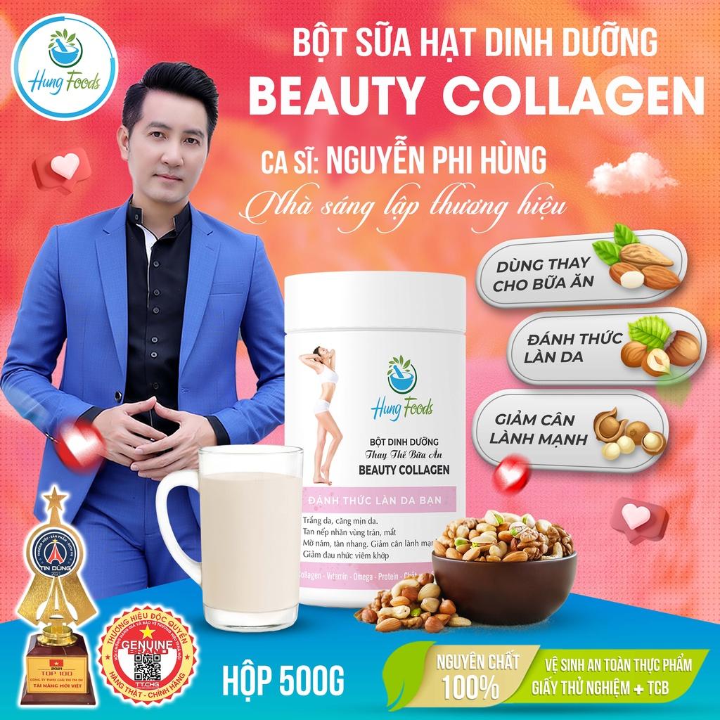 Bột Sữa Hạt Dinh Dưỡng Beauty Collagen - Hộp 500g - Hung Foods