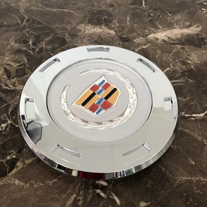 Logo chụp mâm, ốp lazang bánh xe ô tô Cadillac Escalade 2007-2014